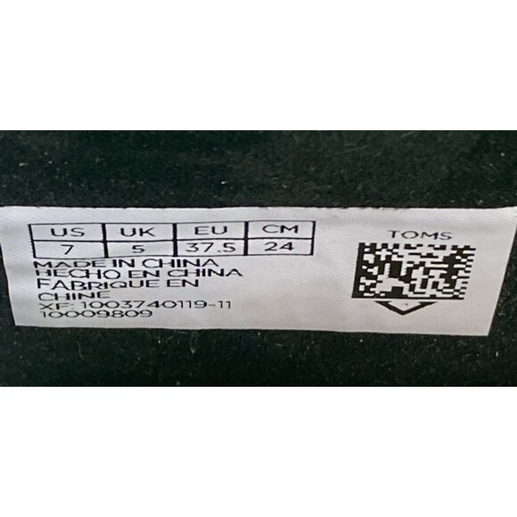 Toms Sandals Womens Sz 7 Blue Majorca Open Toe Cut Out Strap Heels Zipper - Picture 10 of 11